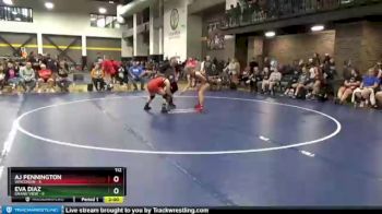 112 lbs Round 2 (6 Team) - Aj Pennington, Wisconsin vs Eva Diaz, Grand View