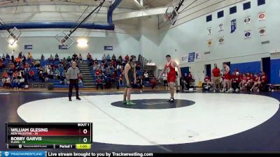 220 lbs Round 1 (4 Team) - William Glesing, New Palestine vs Bobby Garvis, Floyd