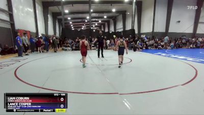 108 lbs Cons. Round 1 - Liam Coburn, Forks Wrestling Club vs Lance Cosper, Barlow Mat Club (DBA Barlow Wrestling)