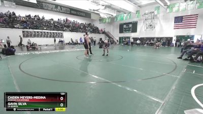 120 lbs Cons. Round 3 - Caiden Meyers-Medina, Rancho Cucamonga vs Gavin Silva, La Quinta