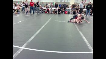 120 lbs Round 3 (10 Team) - Elliott Crews, Machine Shed vs Serapio Baca, River City Wrestling