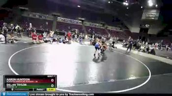 98 lbs Round 2 (10 Team) - Aaron Huntoon, Black Fox Wrestling Academy vs DILLAN TAYLOR, Team NV