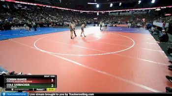 D1-145 lbs Cons. Semi - Corbin Ramos, Kenosha Bradford/Reuther vs Cole Sarbacker, Stoughton