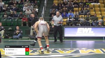 133 lbs Final - DJ Fehlman, Lock Haven University vs Anthony Cefolo, Rider University