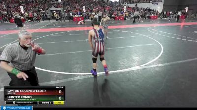 90 lbs Quarterfinal - Hunter Konkol, Askren Wrestling Academy vs Layton Gruenenfelder, RT Elite