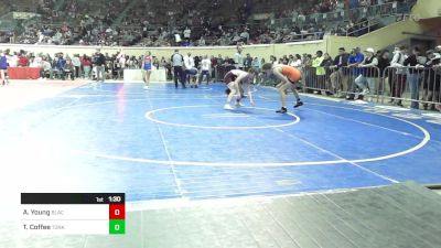 123 lbs Round Of 16 - Andrew Young, Blackwell vs Tate Coffee, Tonkawa