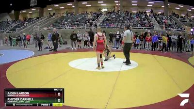 126 lbs Champ. Round 1 - Aiden Larson, Hermiston Wrestling vs Rhyder Darnell, McMinnville Mat Club