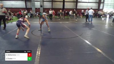 93 lbs Final - Vincent DeSomma, Morris Knolls vs Jaeczar Evans, Frost Gang