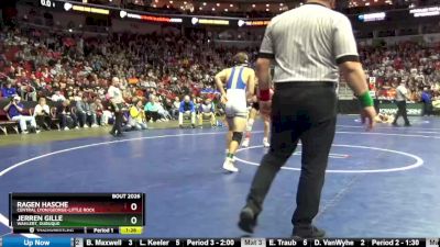 2A-126 lbs Champ. Round 1 - Jerren Gille, Wahlert, Dubuque vs Ragen Hasche, Central Lyon/George-Little Rock