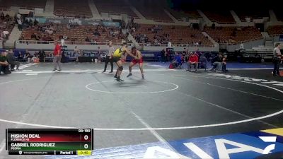 D3-190 lbs Cons. Round 2 - Gabriel Rodriguez, Peoria vs Mishon Deal, Florence Hs