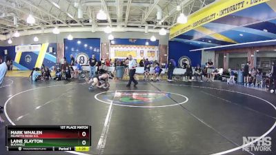 150 White 1st Place Match - Mark Whalen, Palmetto Ridge H.S. vs Laine Slayton, Buchholz