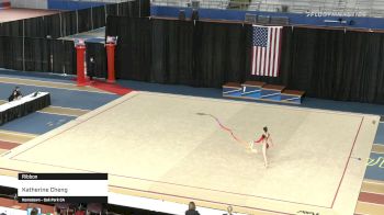 Katherine Cheng - Ribbon - 2021 Rhythmic Elite Qualifier