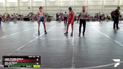 130 lbs Round 1 - Nolan Kelly, Revolution vs Jake Stubblefield, Virginia Patriots