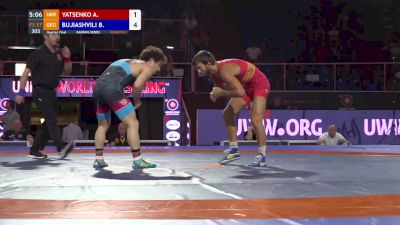 57 kg Quarterfinal - Andrey Yatsenko, UKR vs Beka Bujiashvili, GEO