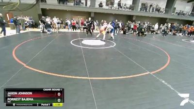 145 lbs Champ. Round 1 - Jaxon Johnson, WA vs Forrest Bajema, WA