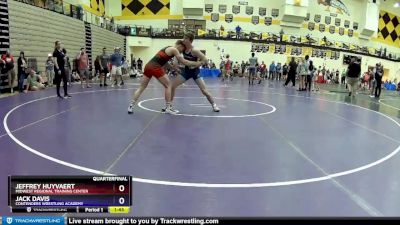 145 lbs Quarterfinal - Jeffrey Huyvaert, Midwest Regional Training Center vs Jack Davis, Contenders Wrestling Academy