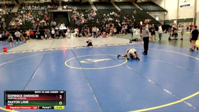 80 lbs Cons. Round 4 - Paxton Lane, BRLD vs Dominick Swenson, Yankton Jr Bucks