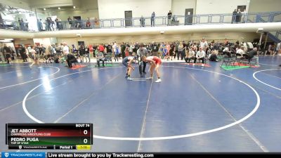 114 lbs Quarterfinal - Jet Abbott, Champions Wrestling Club vs Pedro Puga, Top Of Utah