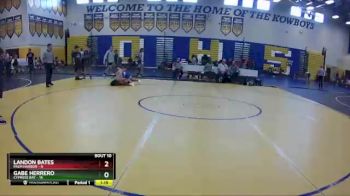 126 lbs Round 3 (8 Team) - Landon Bates, Palm Harbor vs Gabe Herrero, Cypress Bay