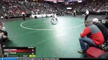 D1-113 lbs Semifinal - Wyatt Skebba, Hortonville vs Noah Tonsor, Slinger