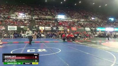 G - 107 lbs Champ. Round 1 - Alyvia Ruiz, Billings West Girls vs Sophie Catt, Billings Senior High School Girls