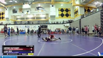 145 lbs 1st Place Match - Jeffrey Huyvaert, Midwest Regional Training Center vs Luke Reid, Region Wrestling Academy