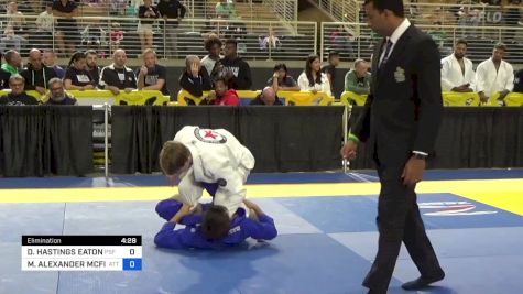 DUSTIN HASTINGS EATON vs MAXWELL ALEXANDER MCFIELD 2024 Pan Jiu Jitsu IBJJF Championship