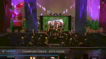 Champion Cheer - Explosion [2021 L2.1 Junior - PREP Day 1] 2021 NCA Holiday Classic DI/DII