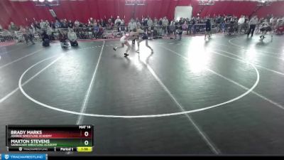 120 lbs Champ. Round 2 - Maxton Stevens, Sarbacker Wrestling Academy vs Brady Marks, Askren Wrestling Academy