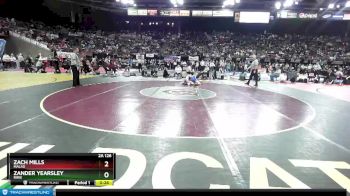 2A 126 lbs Cons. Round 3 - Zach Mills, Malad vs Zander Yearsley, Ririe