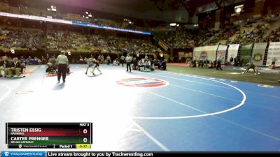 126 Class 3 lbs 3rd Place Match - Carter Prenger, Helias Catholic vs Tristen Essig, Hannibal