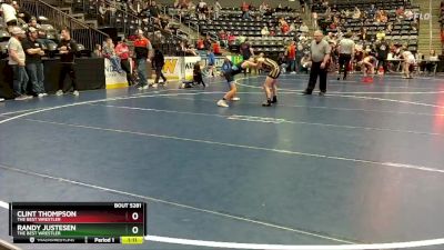 90 lbs Cons. Round 2 - Randy Justesen, The Best Wrestler vs Clint Thompson, The Best Wrestler