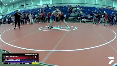 152 lbs Cons. Round 4 - Cael Andrews, IL vs Julian Slaastad, IL