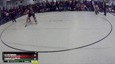 168 lbs Champ. Round 2 - Konrad Kuzelka, Fairbury MatMen vs Cy Petersen, Syracuse Youth Mat Club