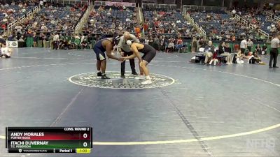 4A 285 lbs Cons. Round 2 - Andy Morales, Porter Ridge vs Itachi Duvernay, T.C. Roberson