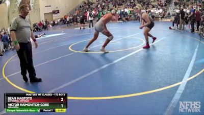 172 Boys Cons. Round 3 - Victor Haimovitch-Gore, Mira Mesa vs Sean Magtoto, Cathedral Catholic