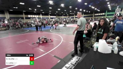 58 lbs Consi Of 16 #2 - Brantley Druffel, Lionheart WC vs Adam Lotito, Mattime