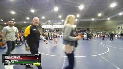 140 lbs Quarterfinal - Brooklyn Pace, Champions Wrestling Club vs Kahli Brown, Team Real Life