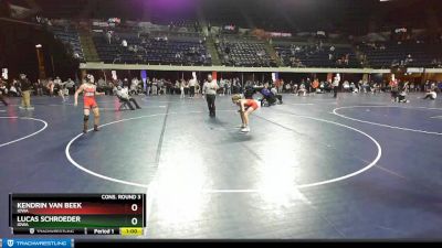 117 lbs Cons. Round 3 - Kendrin Van Beek, Iowa vs Lucas Schroeder, Iowa