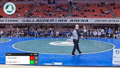 144 lbs Final - Layton Schneider, Edmond North vs Mitchell Borynack, Stillwater, OK