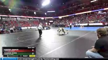 D2-152 lbs Cons. Semi - Maddox Cejka, Prairie Du Chien vs Hunter Joniaux, Luxemburg-Casco