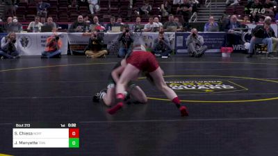 107 lbs Consi Of 8 #2 - Sierra Chiesa, Northwestern vs Jordan Manyette, Trinity (3)