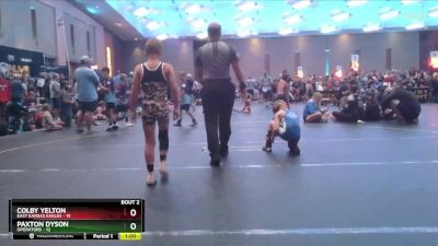 70 lbs Round 1 (4 Team) - Paxton Dyson, Operators vs Colby Yelton, East Kansas Eagles