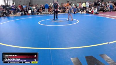 70 lbs Cons. Semi - Townes Hoyt, NWWC vs Camden Hanson, Snoqualmie Valley Wrestling Club