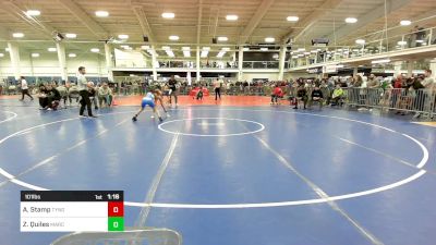 101 lbs Round Of 16 - Annabelle Stamp, Tyngsborough vs Zsofia Quiles, MarcAurele WC