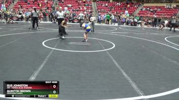 55 lbs Cons. Round 2 - Gus Johnston, WR - Topeka Blue Thunder vs Quinton Brown, Hammerin Hawks