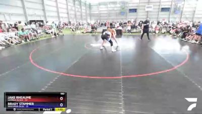 160 lbs Placement Matches (16 Team) - Jake Rheaume, Georgia BLACK vs Brady Stammer, Wisconsin Blue