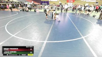 164-170 lbs Round 2 - Brody Frederick, Alabama vs Logan Vorhies, North Dakota