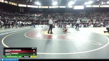 5A 170 lbs Cons. Round 3 - Ashton Peterson, Madison vs Wyatt Romero, Timberline