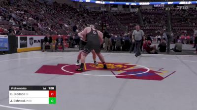 285 lbs Preliminaries - Dylan Bledsoe, Garnet Valley vs Joey Schneck, Pine Richland